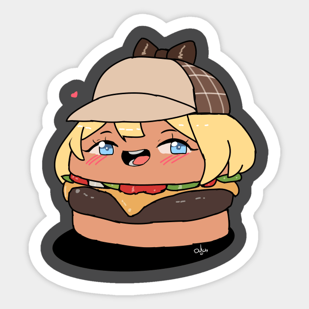 h"Ame"Borgar Sticker by Ouchihitme